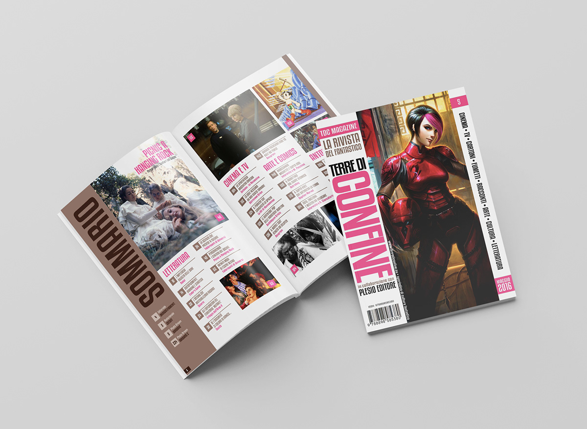 anime comics culture fantastic fantasy magazine Magazine design magazine layout manga sci-fi
