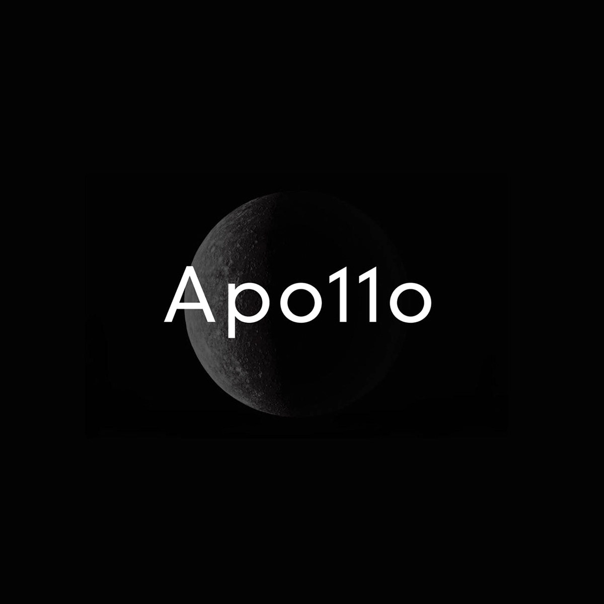 apollo 11 logo nasa 50 years Typographie signature Space  moon