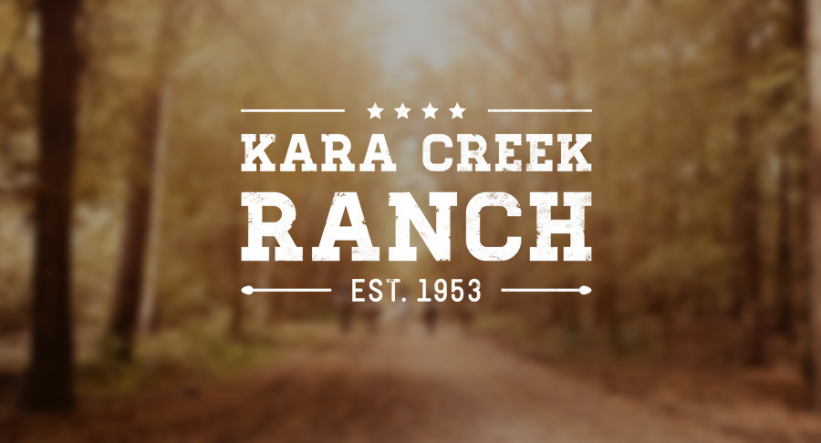 ranch horse creek logo western vintage