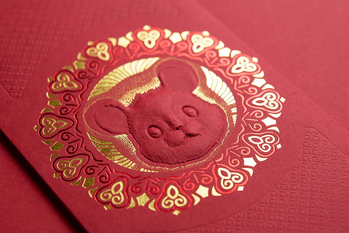 design Red Envelope envelope package brand graphic design 