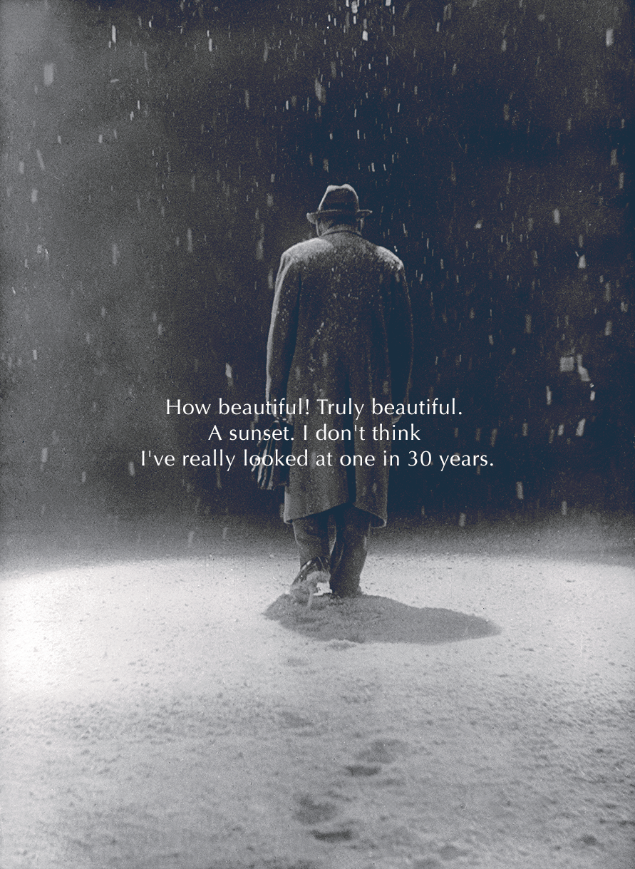 vivir Akira Kurosawa Ikiru poster Japanese Film nipon JAPON snow japan japanese