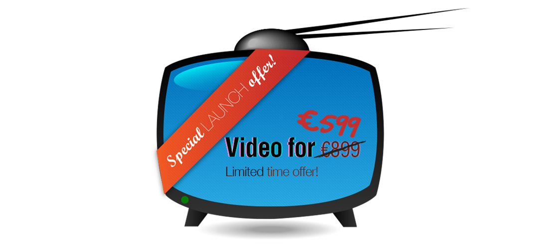 video creation tool VideoCrisp cloud based Web design Promotion offer special