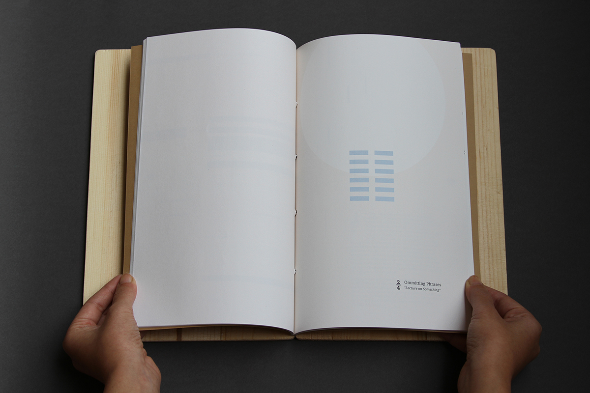 John Cage empty words book design