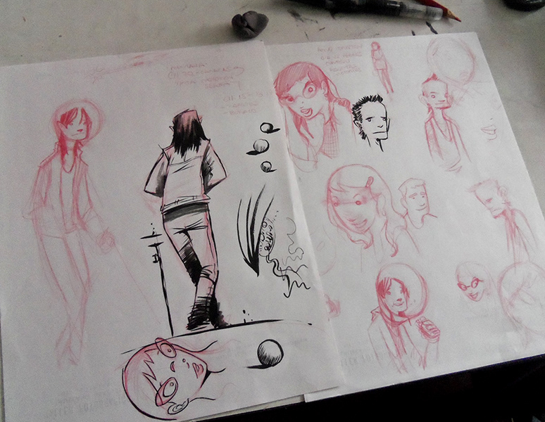 comic comiccolombiano historieta la vaca rosa art bd Comic Book Drawing  Graphic Novel novelagrafica