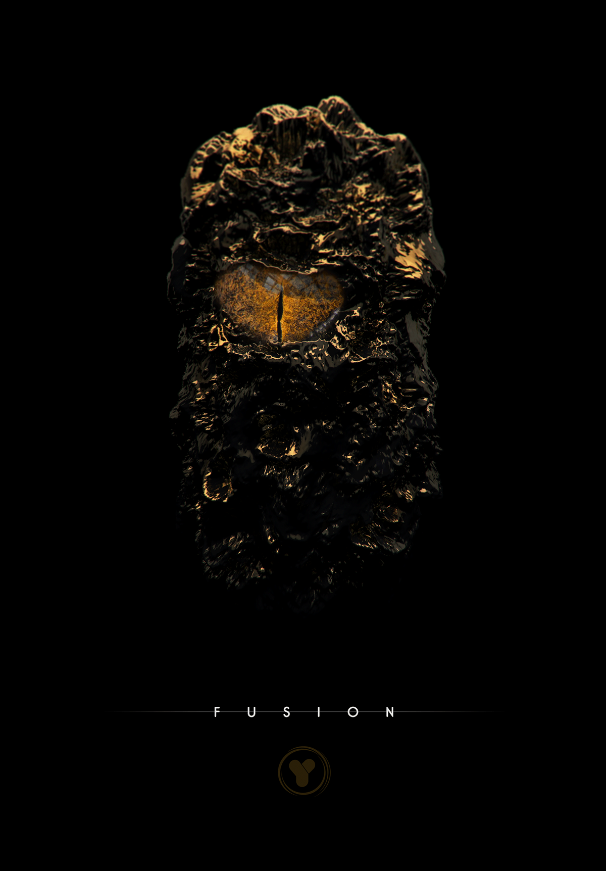 fusion design yogi cinema4d creature gold element