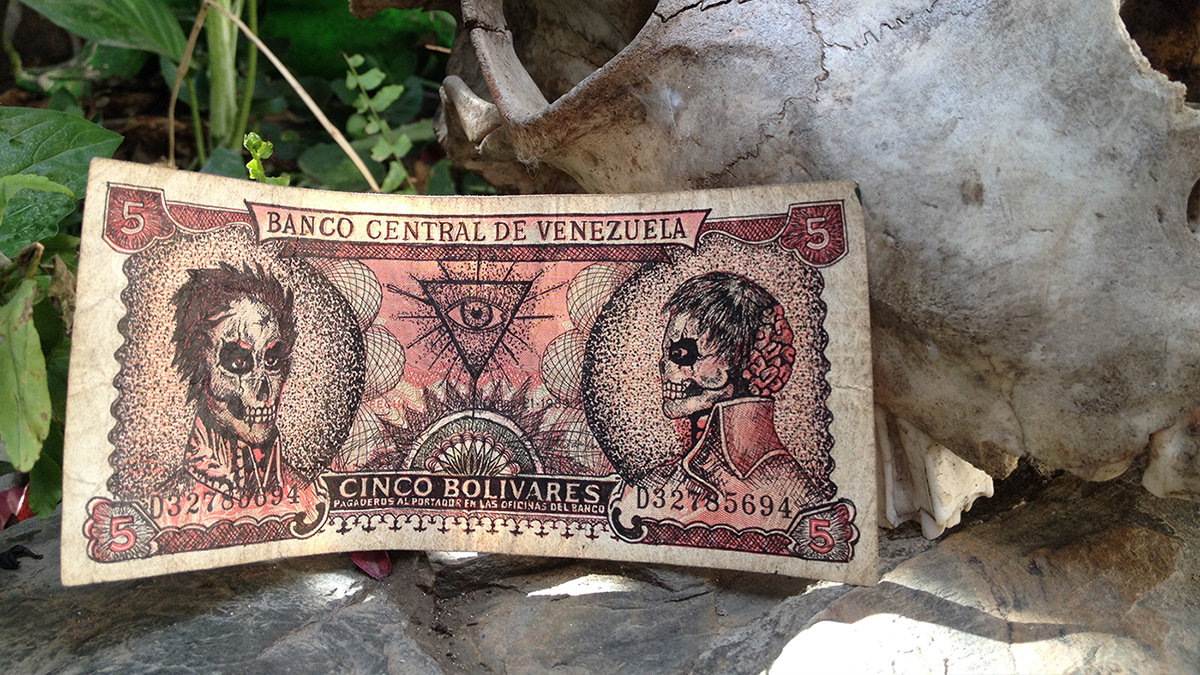 bills money cash draw Drawing  skull ILLUSTRATION  art buenos aires venezuela