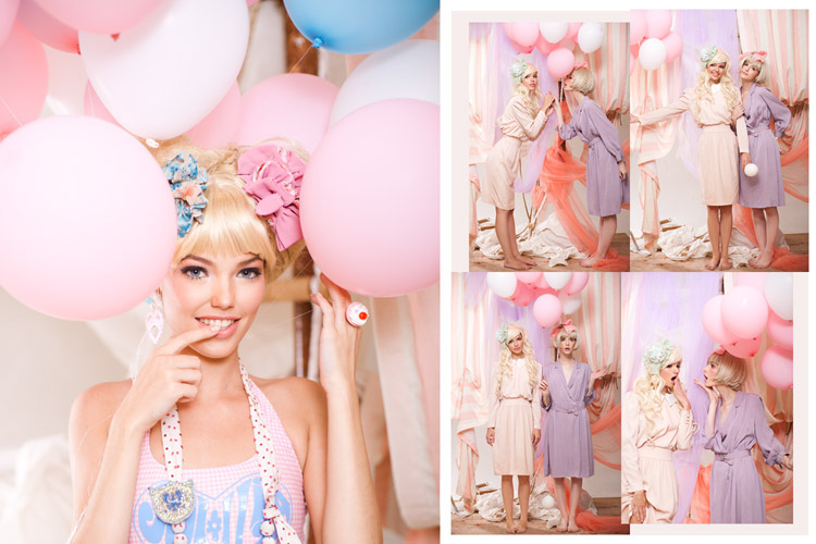 Nicoline Patricia fashion photography pastel trend candyfloss cotton candy pink pastel fashion