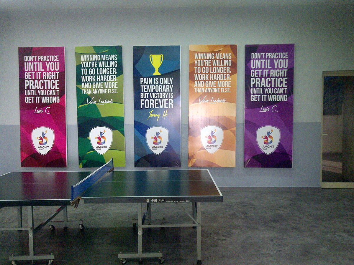amchit club sports gym basketball corporate colorfull