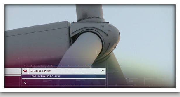 after effects template minimal layers tech profile Interface slideshow showcase motion movie portfolio design fullHD UI