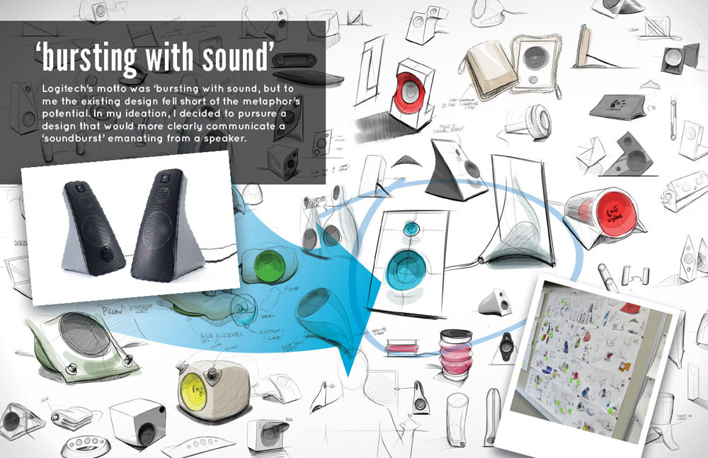 design speaker Audio concept bluetooth