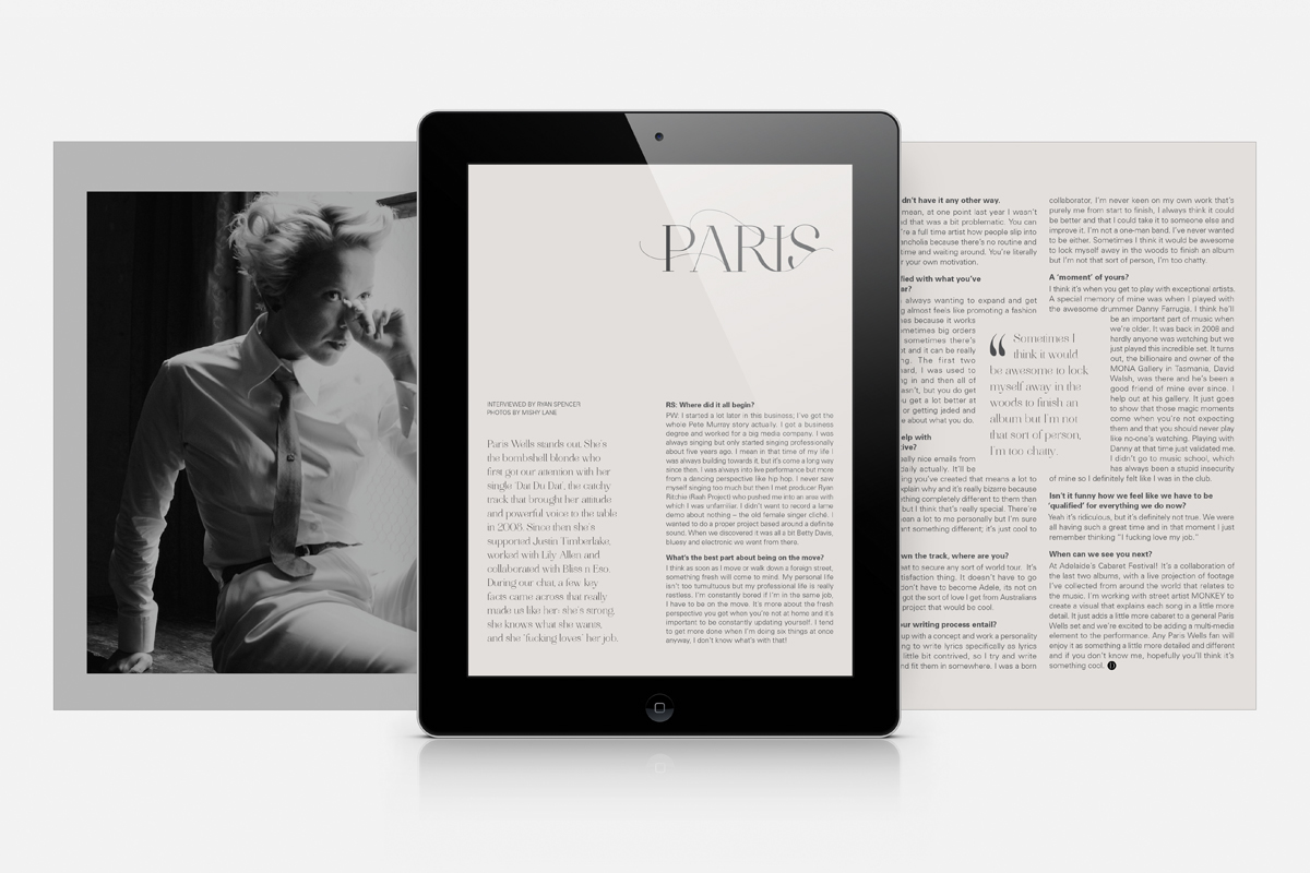 ePublication graphic design identity art culture tablet iPad digital
