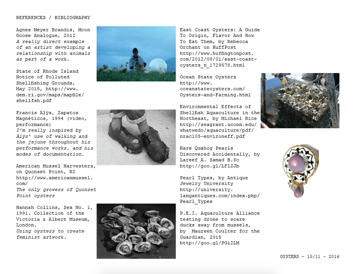 oysters Technology video art jewelry wearables animals marine biology