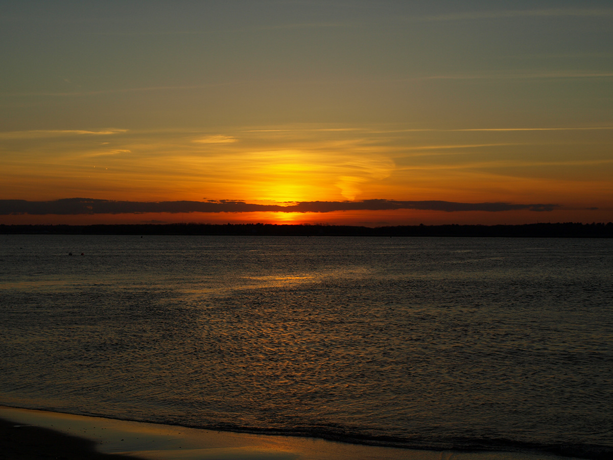 sunset oceans New England Sunrise