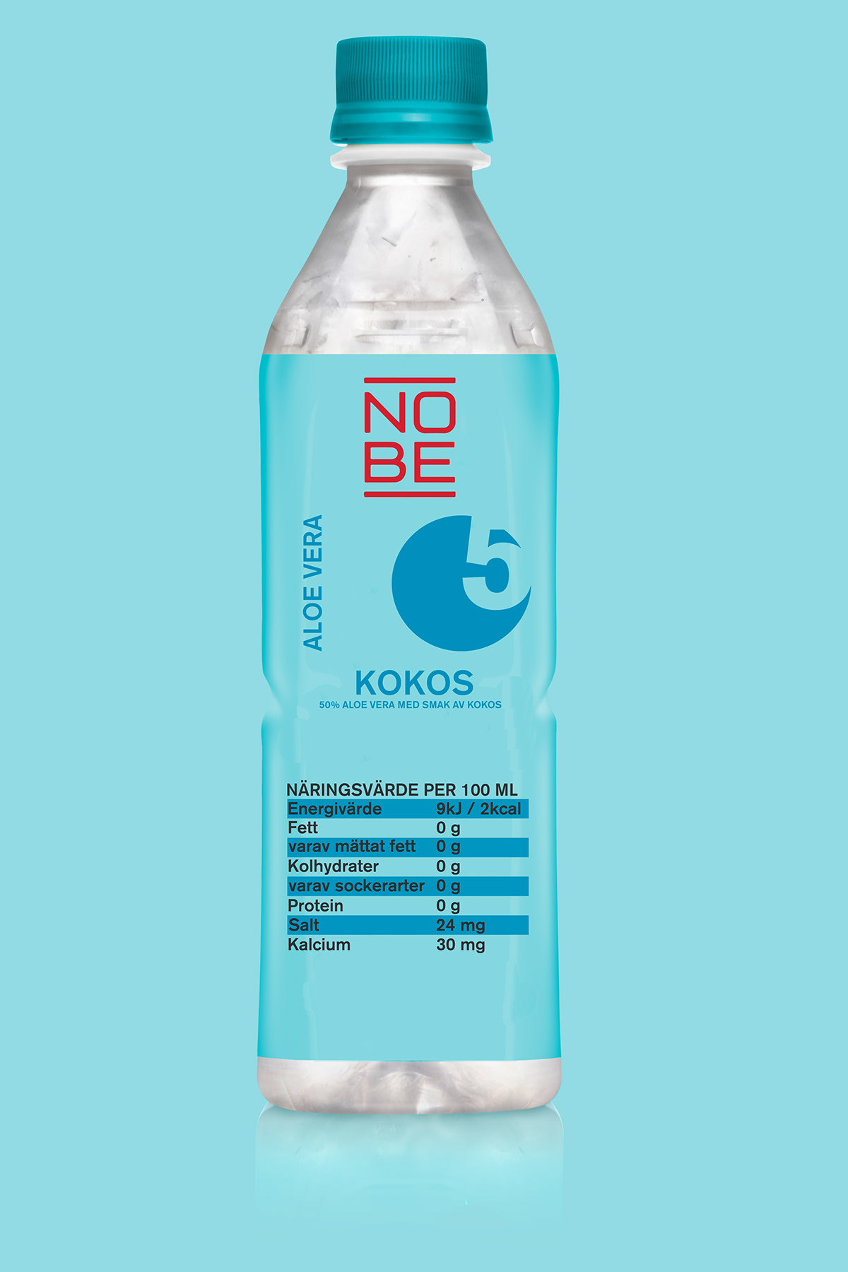 NOBE Aloe Vera water beverage drink bottle