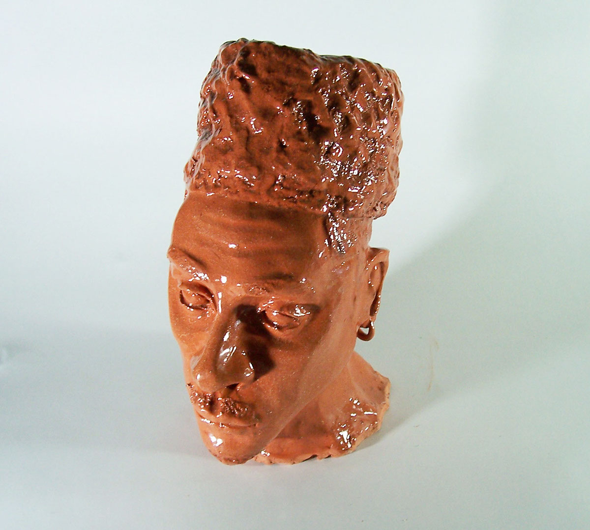 sculpture Busts clay natural hair hair afro black art ceramics 