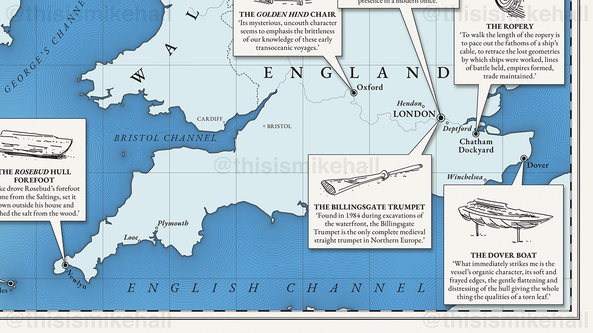 britain maritime history nautical cartography illustrated map map