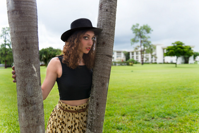 florida modeling fashion photography women's fashion bohemian fashion indie fashion hipster fashion Palm Trees leopard print