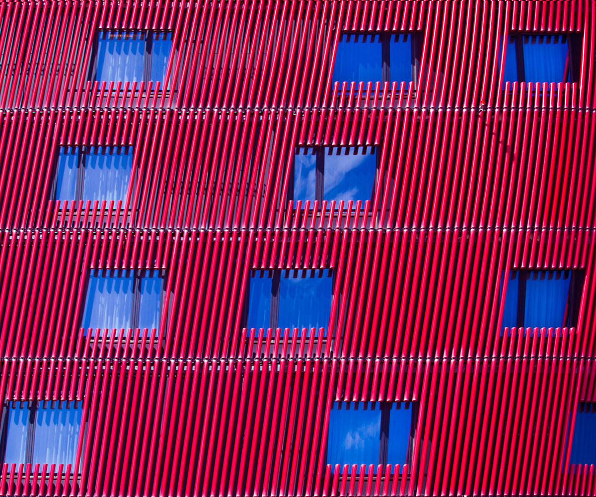 hotel  fira  barcelona  porta  foto  arquetectura  rojo  edificios  Edificio