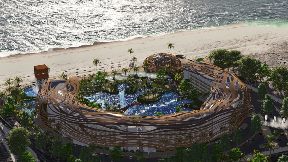 hotel resort beach architecture Project