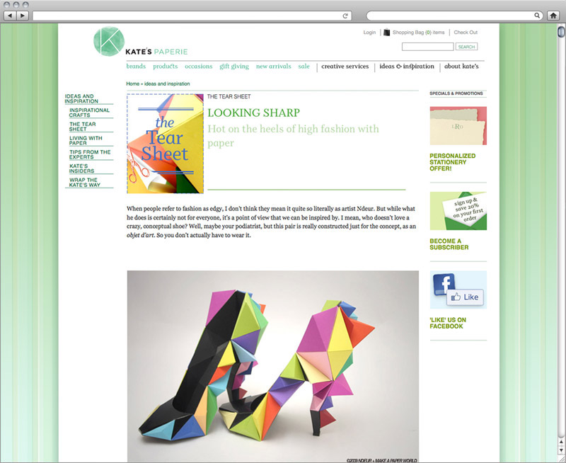Adobe Portfolio Email email marketing homepage Ecommerce blogging  paper paper art art