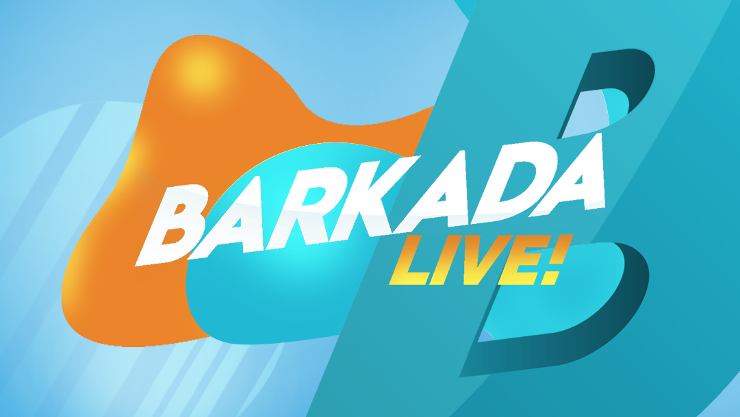 talk show youth television logo graphic design  visual identity Logotype Barkada Live