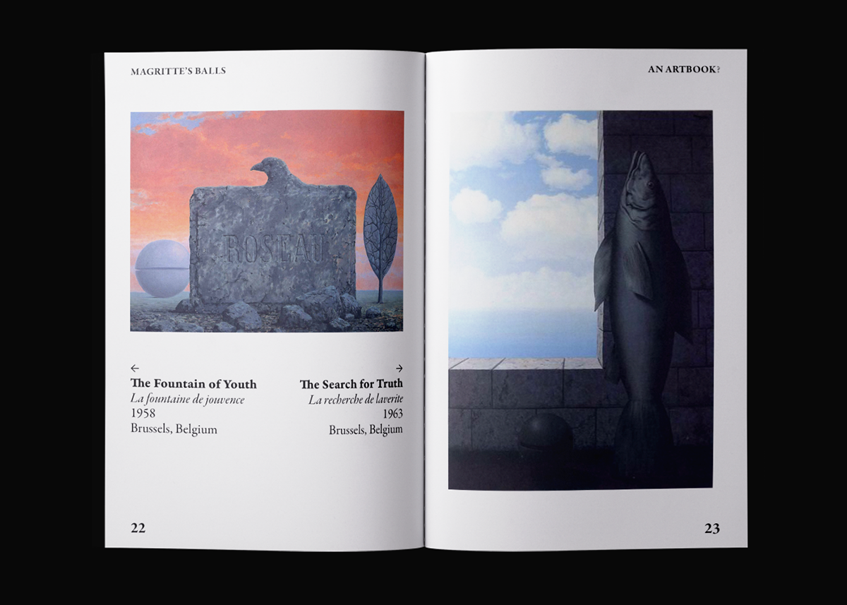 Zine  editorial book magritte graphic design  issue print
