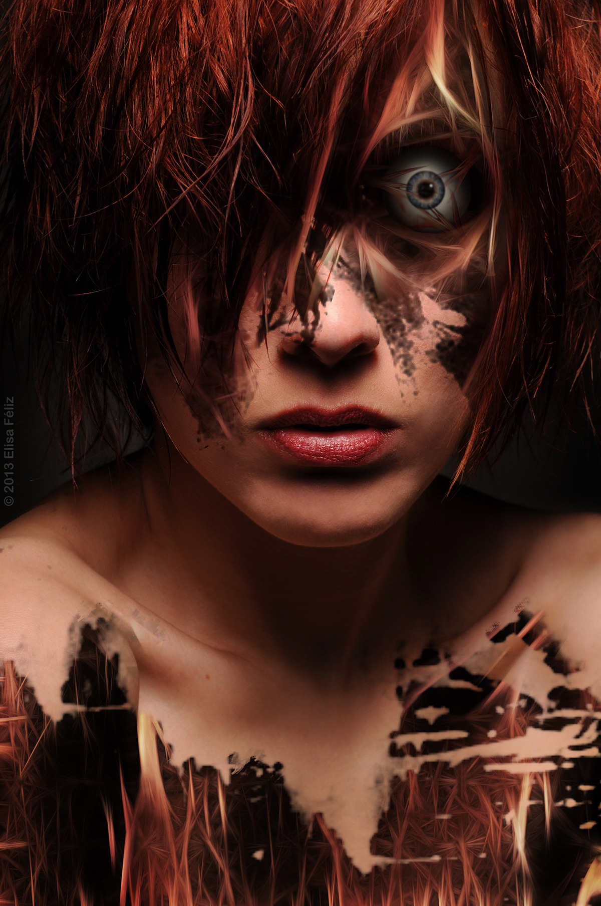 photomanipulation Fotografia photo Editing  surreal horror macabre Human Body anatomy