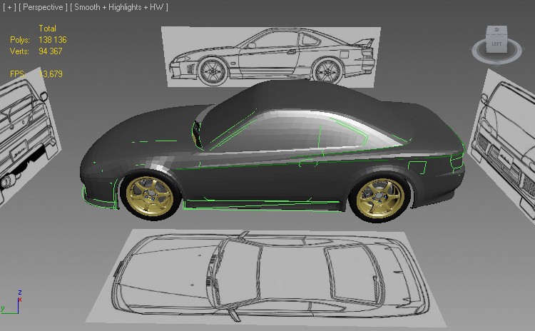 Nissan Silvia S15 tuning drift turbo concept d1 street legal