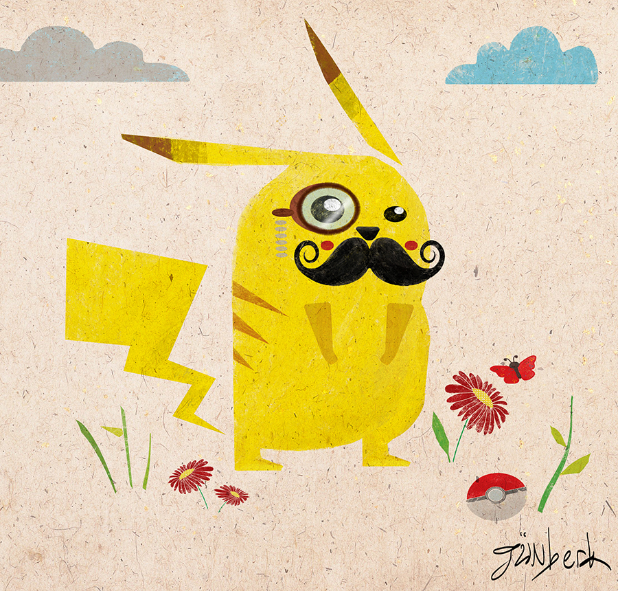  intellectual  Pokemon pokeball moustache Squirtle pikachu thunder child book Charmander reader Pipe PokemonGO mariage
