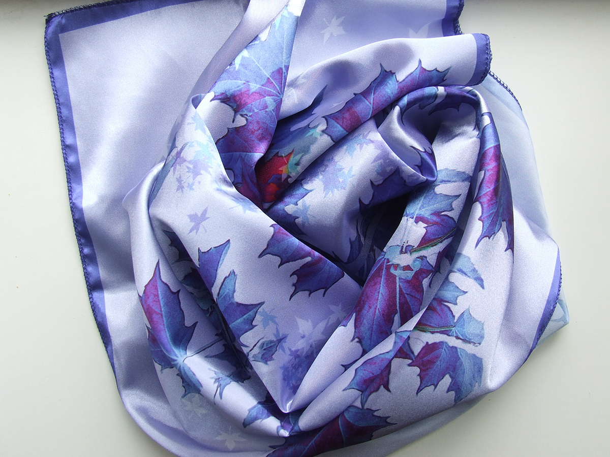 Silky scarves scarf square colourfull
