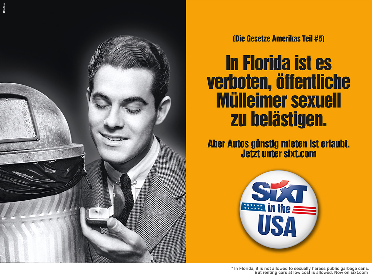 sixt Oliver Voss campaign ad car funny commercial advertisement usa