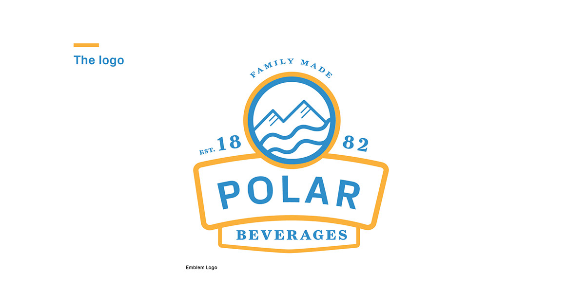 Rebrand visual identity polar beverages New England Massachusetts branding 
