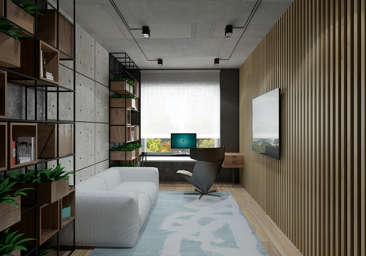 apartament Interior visualization 3D