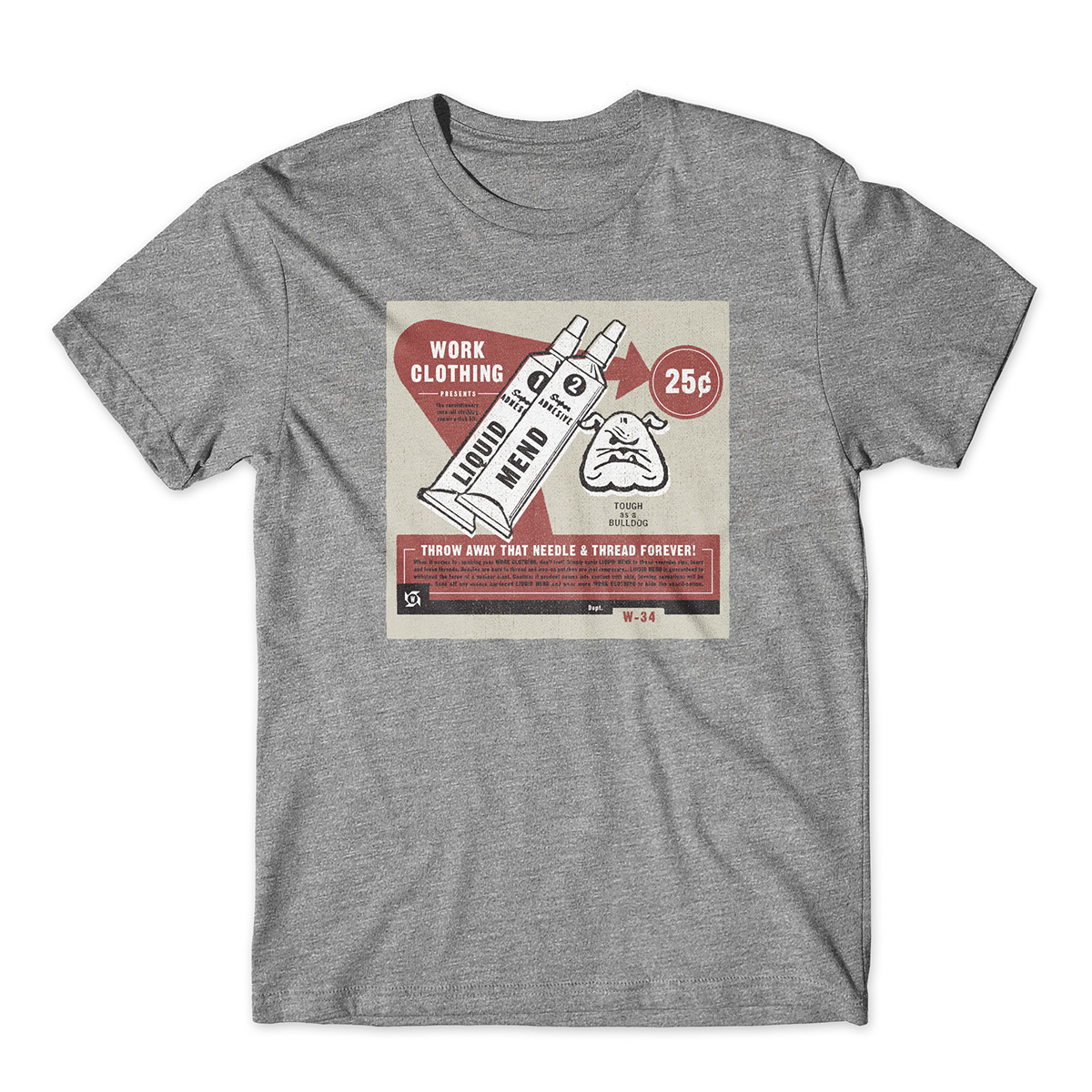Clothing T Shirt industrial grunge products Retail tag hang tag Retro graphic design hang-tag