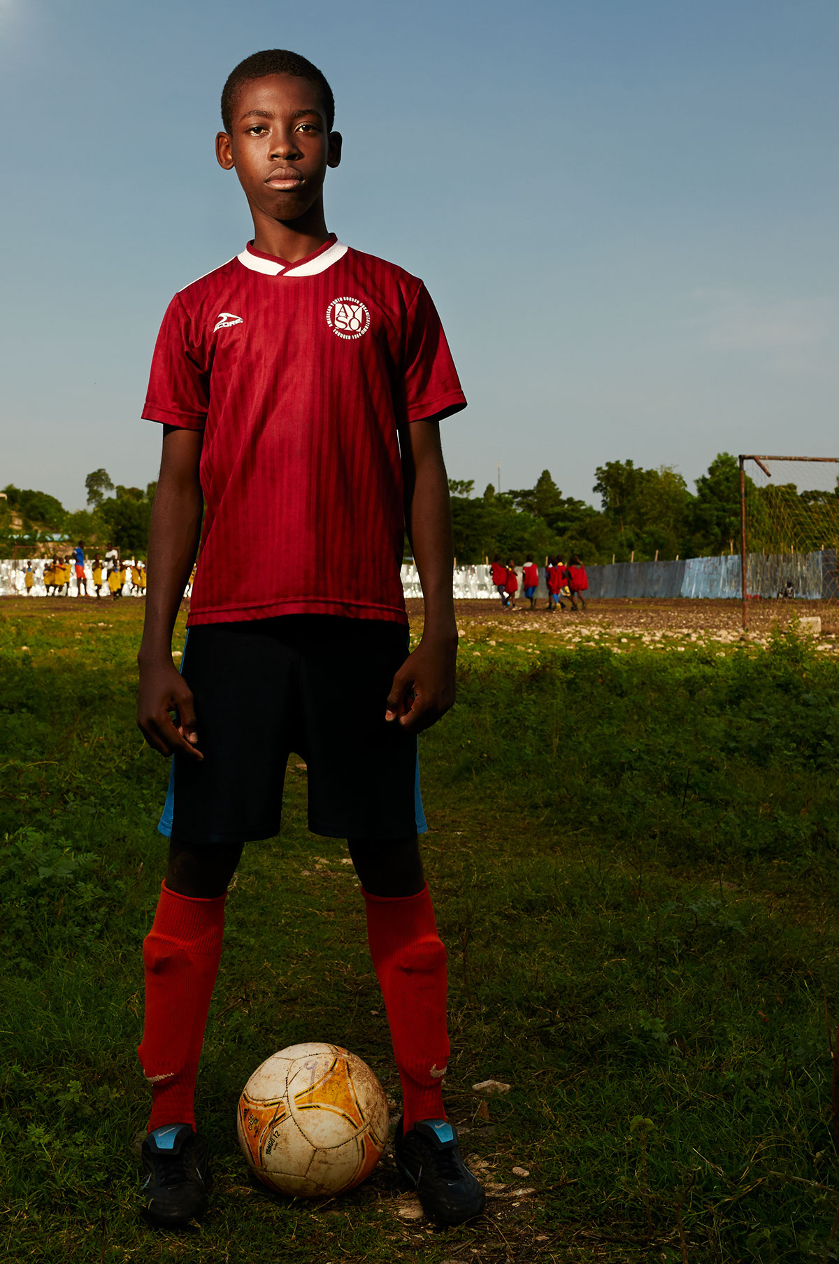 Haiti soccer jacmel portrait sports people portrait photography Haitian children
