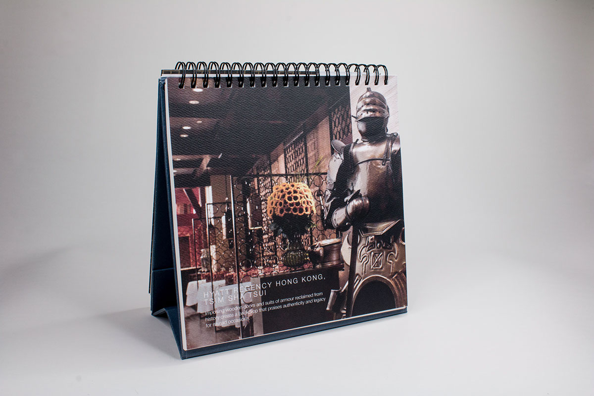 Adobe Portfolio calendar freelancer Hong Kong new year gift premium creative desktop corporate