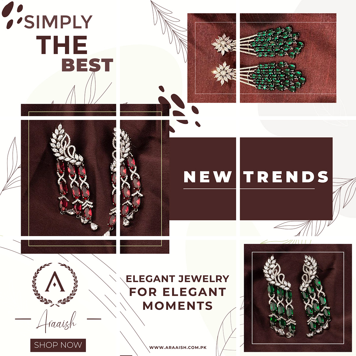 Artificial jewellery Creative Design Instagrampost socialmediapost