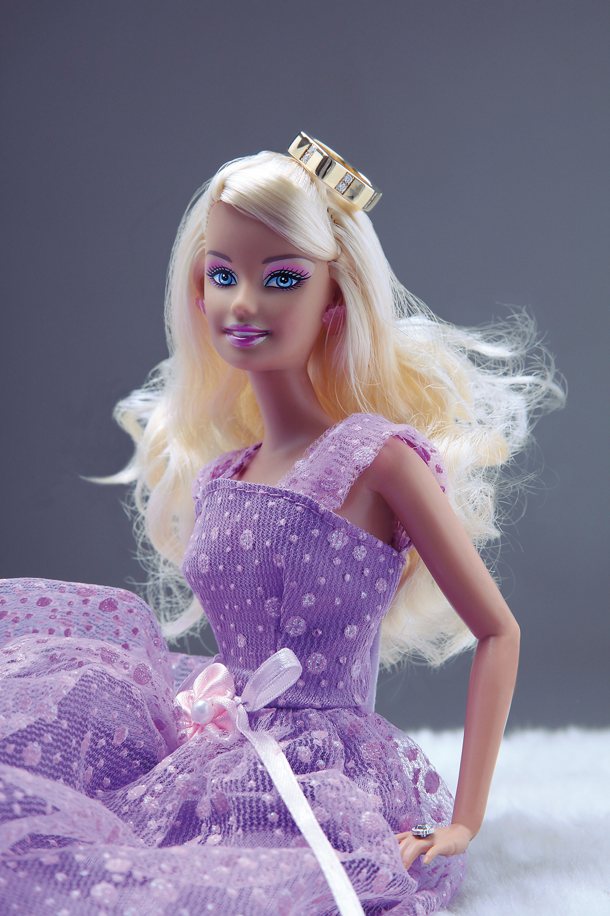 queen barbie jewel rings toys crown