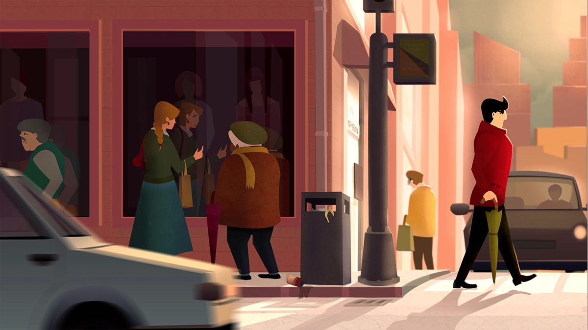 Adobe Portfolio Brooklyn environment characters storyboard animatic