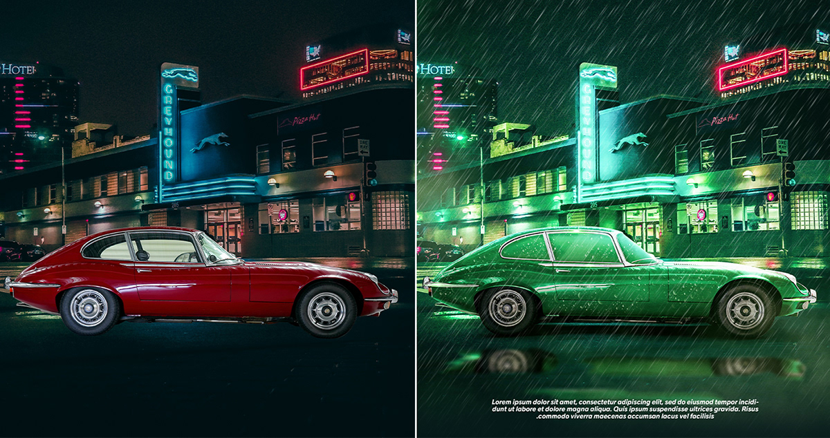 ads Advertising  art artwork campaign Cars design manipulation social media visual