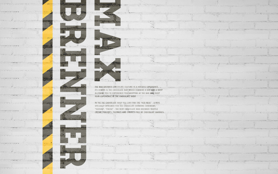 max brenner identity rebranding logo restaurant chocolate industrial