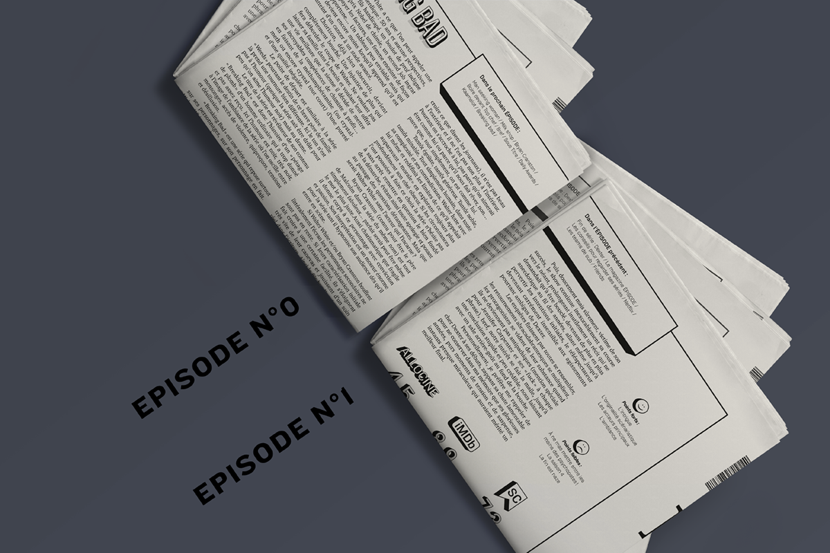 Episode tv show Serie newspaper journal