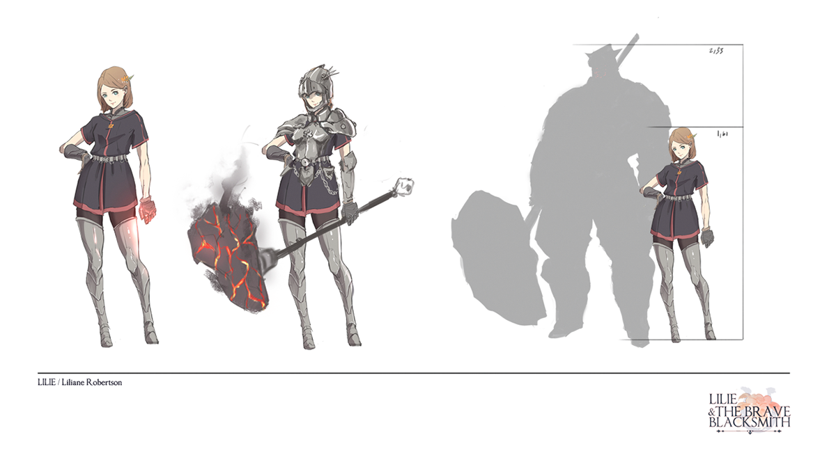 lilie Blacksmith characterdesign videogame conceptart