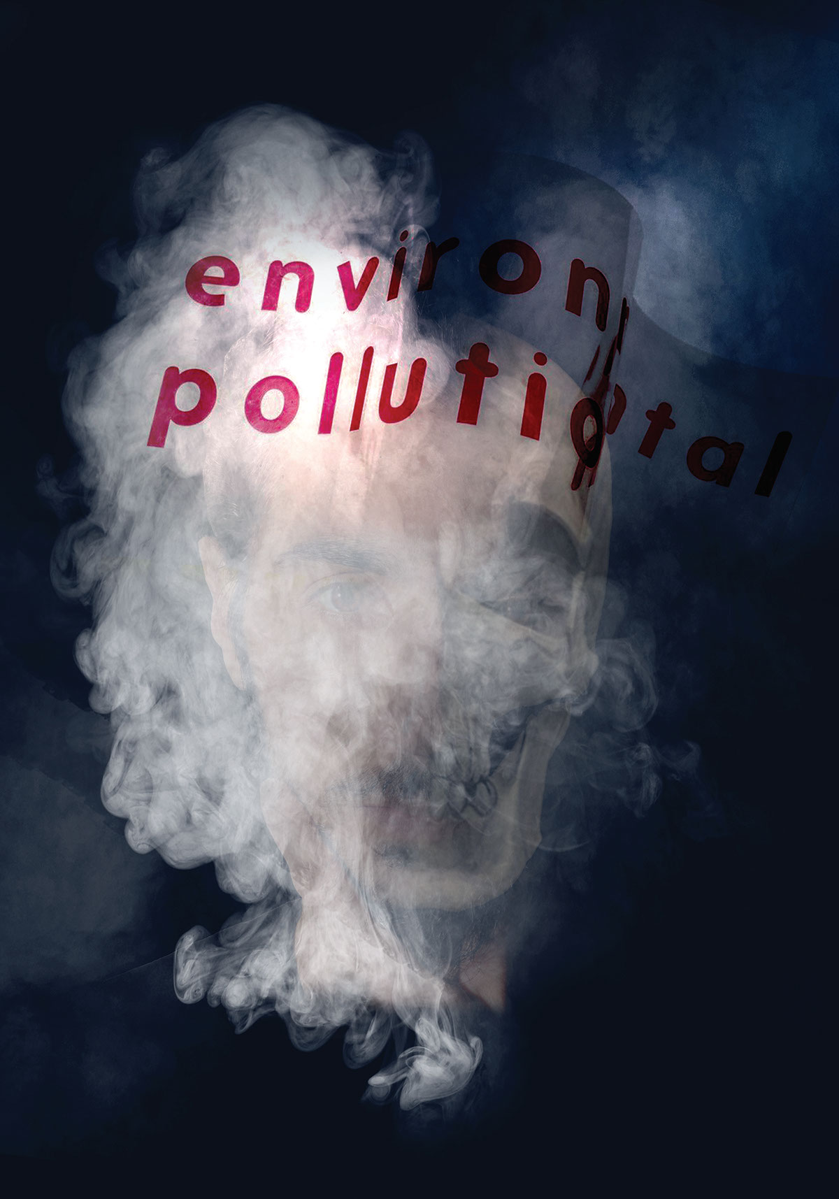 graphicdesign motiongraphy stopmotion design photoshop ILLUSTRATION  sea environmental pollution collage Exhibition 