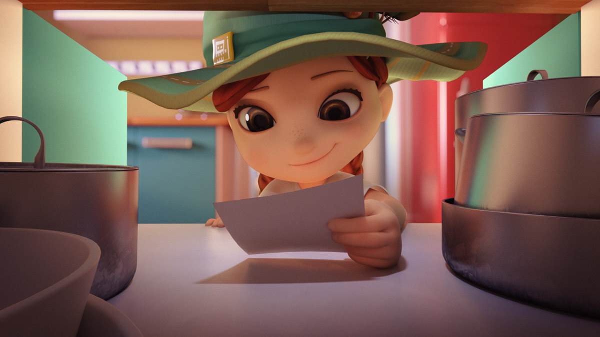 Officeworks character animation pixar adventure treasure hunt