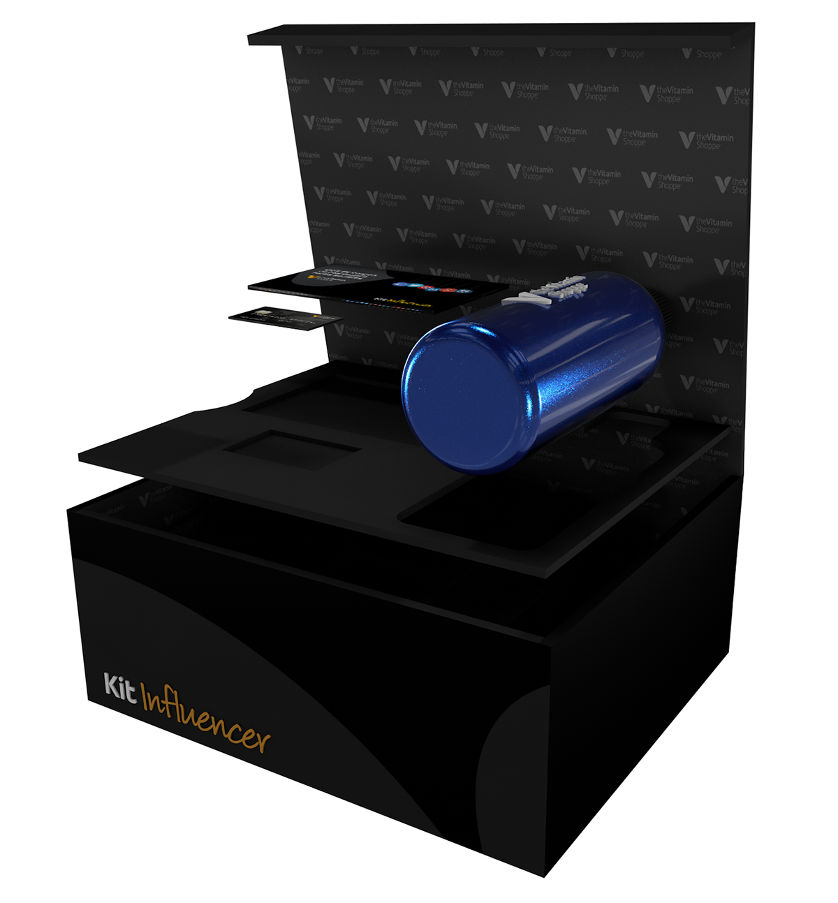 The Vitamin Shoppe INFLUENCER kit box Blackwood Packaging giveaways