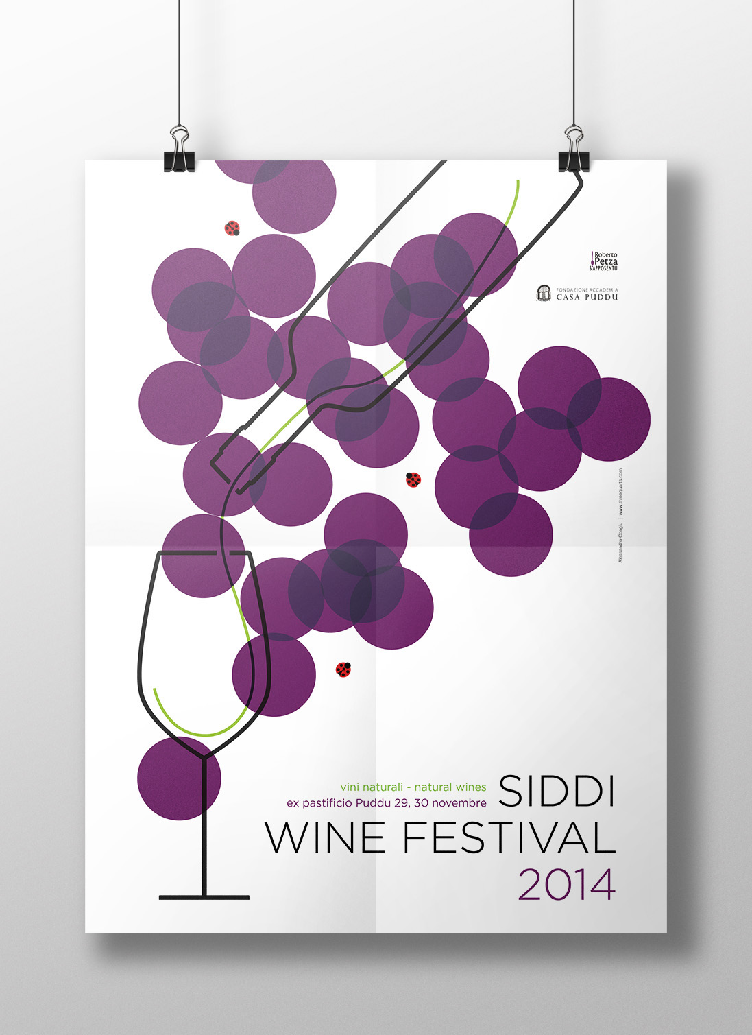 poster wine festival roberto petza Michelin star siddi sardinia sardegna