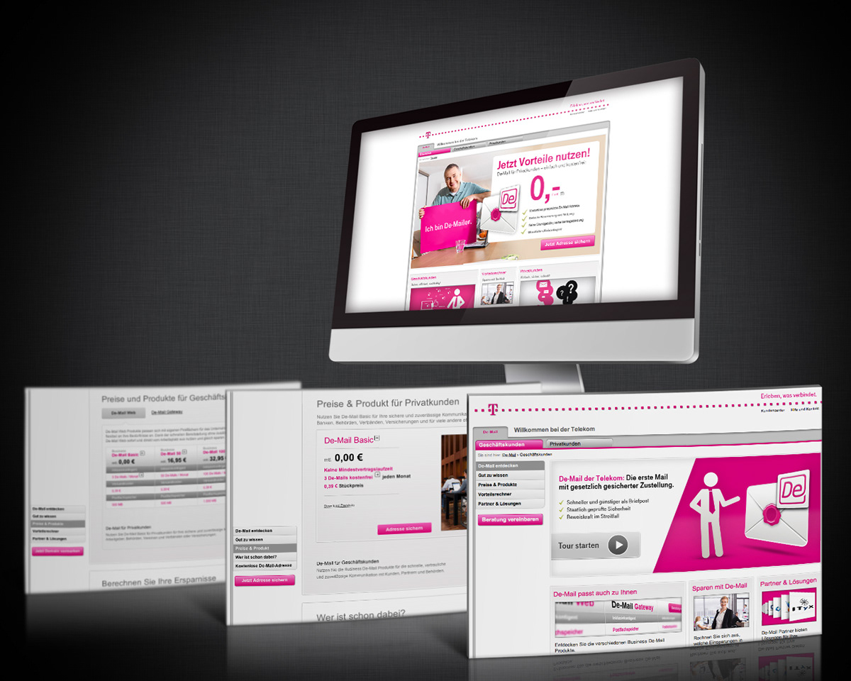Telekom Deutsche Telekom showcase online digital Kampagne campaign