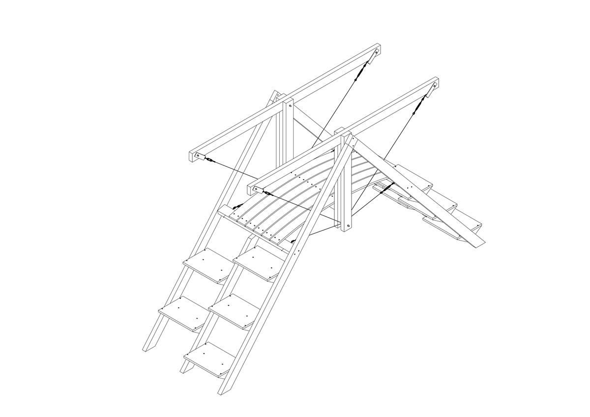architecture archviz arquitectura bridge Landscape puente structure TIMBER Uniandes visualization