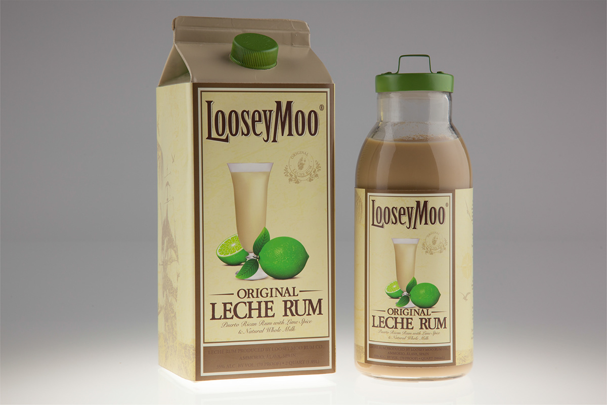 Loosey Moo product desig Milk Carton illustration design Packing Design